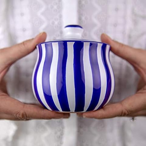 City to Cottage Ceramic Sugar Bowl Cover