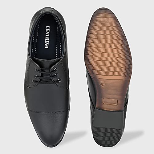 Image of Centrino Mens Formal Shoe |Elegant Lace Up Derby for Business & Casual Wear | Premium Craftsmanship for a Stylish & Sophisticated Look | Cushioned Insole for All-Day Comfort & Support (8685)