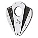 Xikar Xi1 Cigar Cutter, 440C Stainless Steel Blades With Rockwell HRC 57 Rating, 54 To 60 Ring Gauge, Double Guillotine Action, Silver