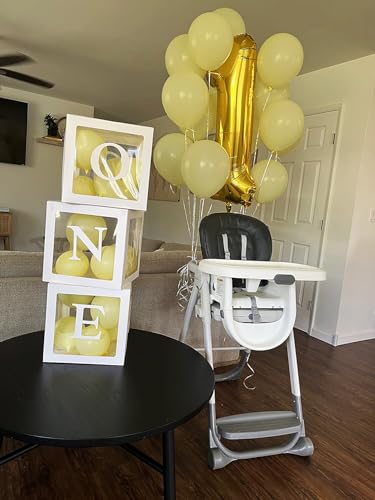 Image of 1 Balloon Numbers Birthday Decorations, 40In Gold Balloons for Men Women | Eye-catching Appearance, Perfect Decorative Centerpieces, Convenient Self-sealing Structure, Widely for Various Occasions