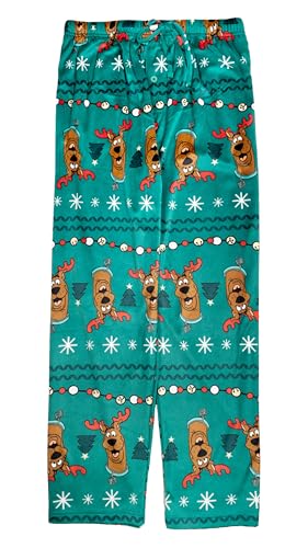 Scooby-Doo Jingle On Silky Fleece Lounge Pants, Teal