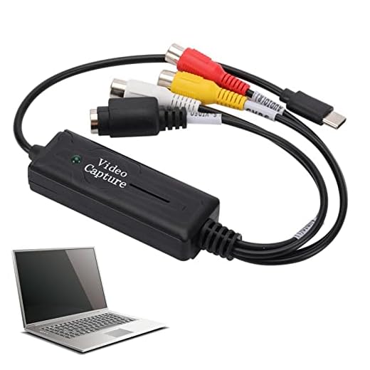 5 Pcs Placa de captura de vídeo com | All The Way AV Conversor de DVD de Placa de Captura com - Placa de captura de vídeo do monitor suporta tablet de celular Hizoechu