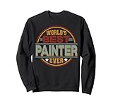 Photo Gallery retro badge worlds best painter felpa Photo Gallery retro badge worlds best painter felpa