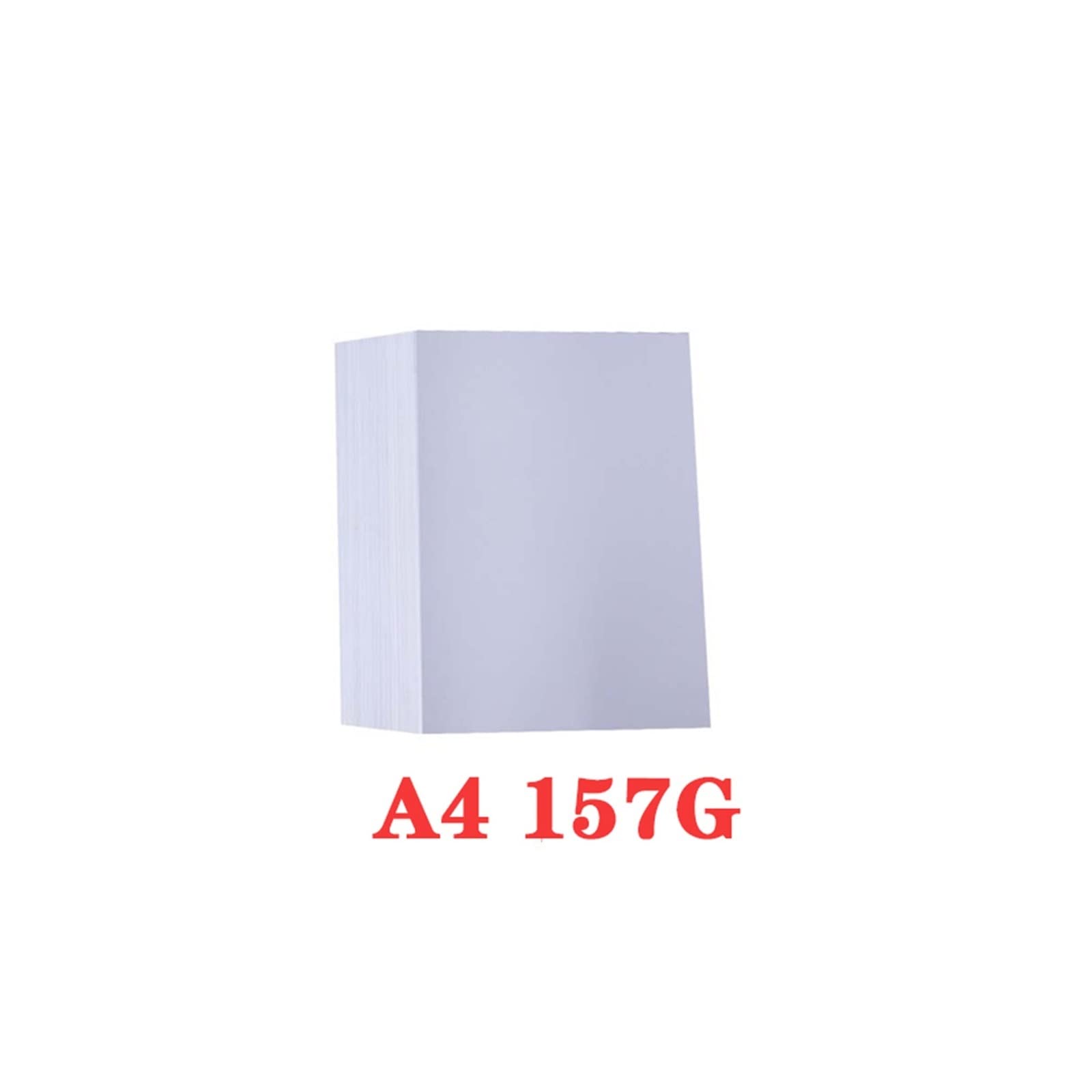 Doppelseitiges glänzendes Fotopapier for A4-Laserdrucker, 128 g, 157 g, 200 g, 250 g, laserbeschichtetes Papier, geeignet for Visitenkarten, Menüentwurf Lucky (Color : 4A 157g 50sheets)