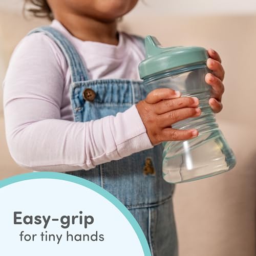 Image of NUK First Choice Fun Grips Straw Cup 2.0, 10 oz. Sippy Cup with Handles, Leak Proof Straw Cup, 3-Pack