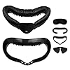 DTianSir VR Facial Interface for Oculus Quest 2,Removable Facial Interface Bracket,VR Accessories Set with Nose Pad,Foam Face Covers,Lens Cover