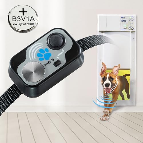 High Tech Pet MS-5 Automatic Pet Door Collar, Genuine Brand Dog Collar for Power Pet Doors - Water Proof, Battery Included - MS-5 - Image 5