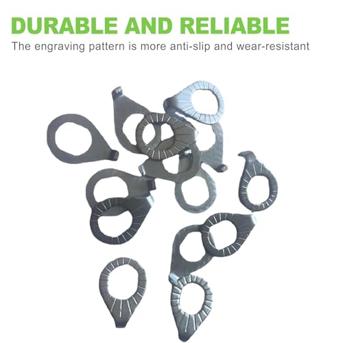 image for CeroDimo 24PCS Bike Axle Nut and Safety Washer Kit, M8 M9.5 M10 Bicycl