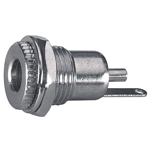 Spina Di Alimentazione Dc Bipolare Da Pannello, Rotonda, In Metallo - 5,5X2,1Mm