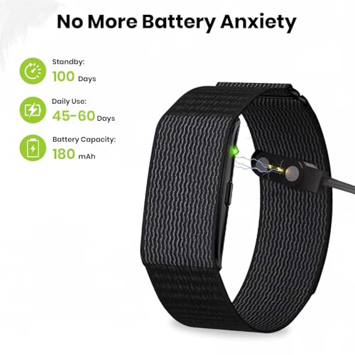 Image of Cubonic Vytal-Track What Matters Screenless Fitness Tracker Band, Activity & Sleep Tracking Wearable with App Sync, Waterproof Fitness Band Upto 47-Day Battery Life No Subscription