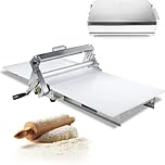Laminoir à pâte professionnel, laminoir réversible, laminoir manuel pour pâte feuilletée et fondante, épaisseur réglable de 0 à 25 mm, laminoir pliable pour boulangeries et pâtisseries 60×30cm