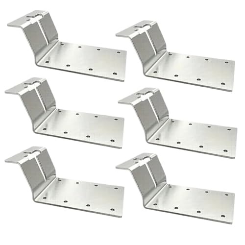 Yantbin T Post Target Hanger 60PCS T Post Mounting Brackets - 3 Inch, Birdhouse-Mailbox (Vertical-Horizontal)
