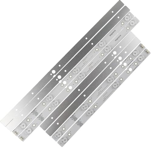 DKTR Tira de LED for iluminación Trasera Compatible for LG 43 'TV SW43D09L/R-ZC22AG-02 CRH-A4330300105R6CNRev1.0 LED 43UG620V 43UJ620V 4/5 lámpara (Color : 8pcs(1TV))