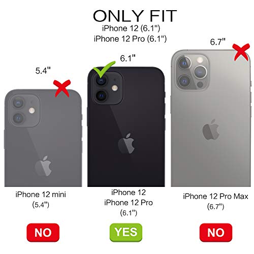 Domaver Iphone 12 Case, Iphone 12 Pro Case Liquid Silicone Soft Gel Rubber Microfiber Lining Cushion Protective Cover For Iphone 12/12 Pro 5G -6.1 Inch, Light Blue #TOP1