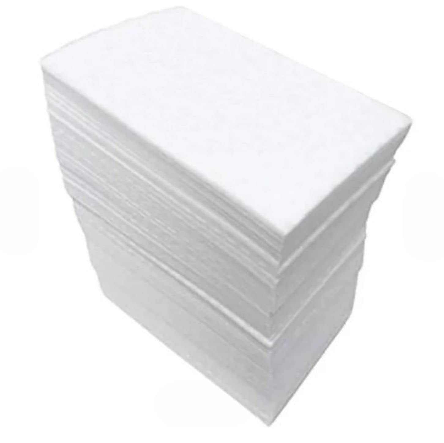 Paquete de 100 hojas de goma de borrar de esponja mágica, extra gruesas, superduraderas, de 7.25 x 4.5 x 0.12 pulgadas, almohadillas de limpieza multiusos para cocina, baño, suelos, paredes