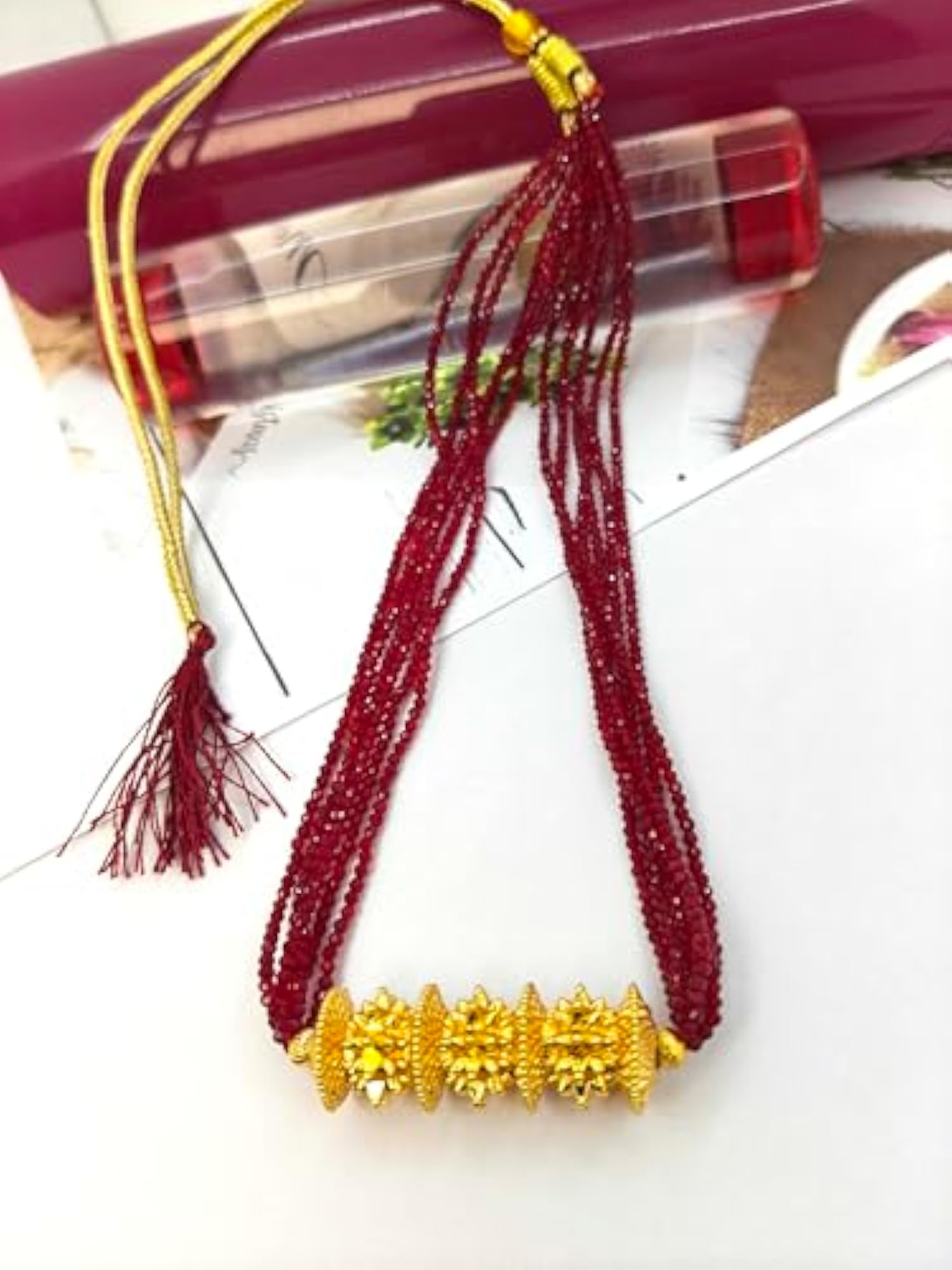 Women's Nepali Maili Tilhari Hydro Pote Mala Necklace