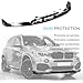 SKYYO Front Bumper Lip 4Pcs Compatible with For BMW F15 X5 M Sport 2014 2015 2016 2017 2018 Double Deck Front Bumper Lip Splitter (Glossy Black)