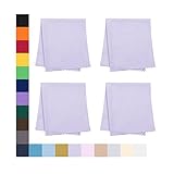 Eyeglass Cleaner Microfiber Cloth - Glasses Cleaner for All Gentle Surfaces, Touchscreens, Smartphones, Camera Lenses, LCD & HD Screens -Lavendar, 4 Pack- by OptiPlix