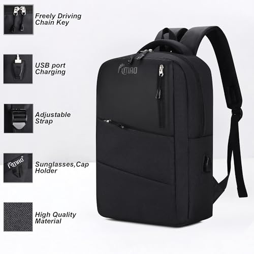 Image of IRMAO Large Capacity Classic Fashion Multi Functional Business Backpack Durable Daily Waterproof Travel Laptop Backpack (RE VERSE)