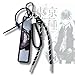Cyberpink Tokyo Ghoul Keychain 4-in-1 | Anime Tag with Straps | Gothic Punk Accessory