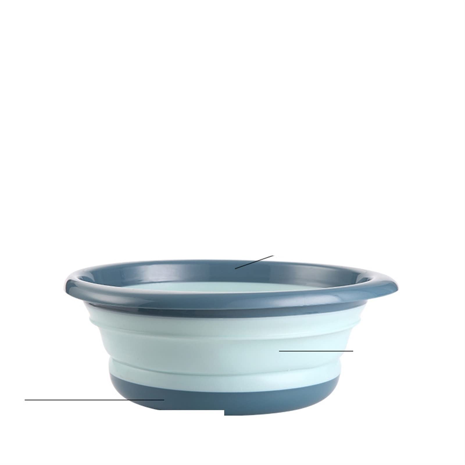 JINGYAN Cubos de Fregar Creative Folding Basin Outdoor Travel Portable Basins Washing Face Laundry Vegetable Foldable