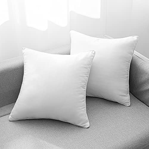 Xuan Dian 12X12 Throw Pillow Insert,Pillow Insert,12X12 Set Of 1 Down Alternative Polyester Square Decorative Pillow Inserts White Throw Pillows For Couch Sofa Bed #TOP5