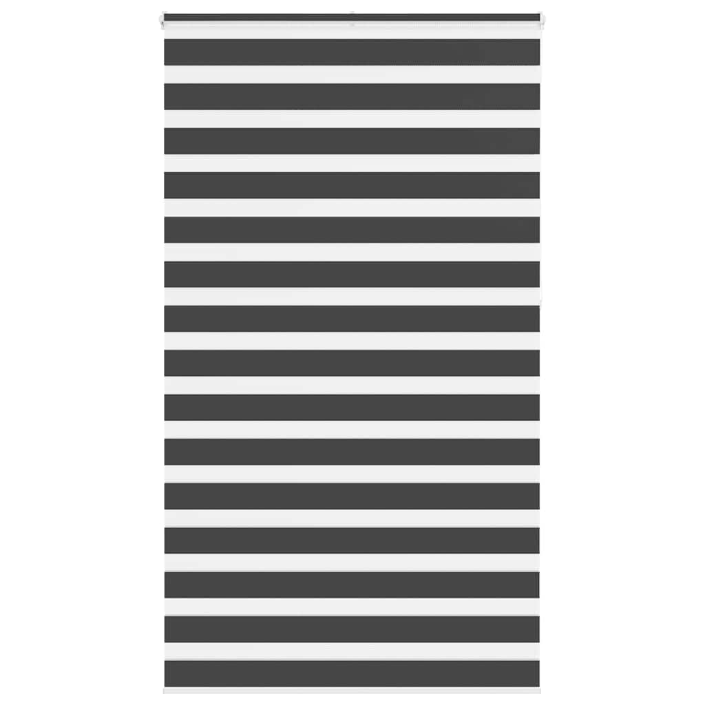 Zebra Persiana enrollable con cadena, protección solar y visual para ventanas, 100% poliéster, fácil de montar, diseño moderno para salón y dormitorio