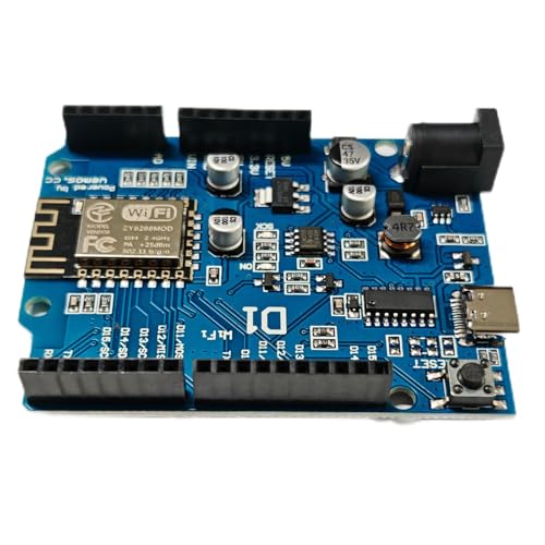 GERUI 1 unidad D1 Board NodeMCU ESP8266MOD-12F WiFi WiFi Module, WeMos D1 WiFi basado en para ESP8266, placa de desarrollo compatible con OTA Arduino