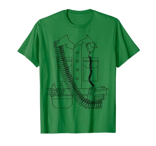 Green Army Men Costume, Halloween Plastic Toy Soldier Guys T-Shirt