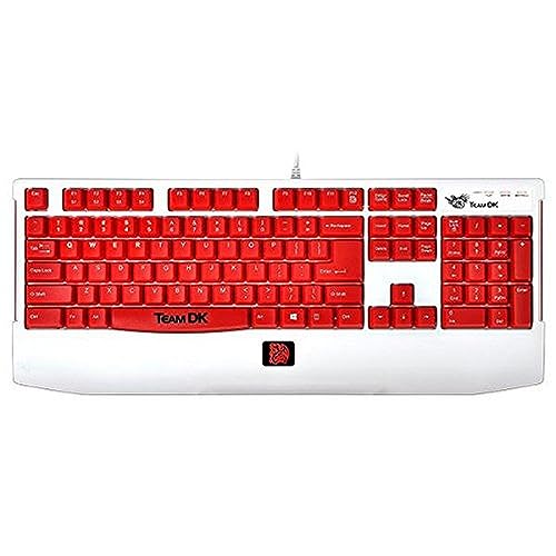 Clavier USB QWERTY blanc TT Esports KNUCKER finition robuste