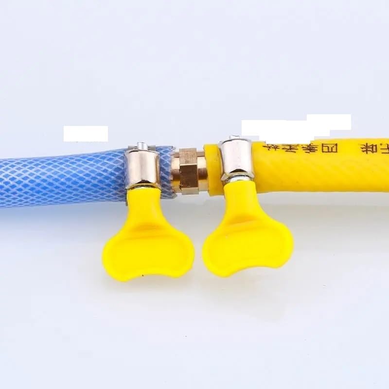 Messing-Winkelrohr-Kupplung, 4-Wege-Design, 4–19 mm Durchmesser, ideal für Sanitär- und Flüssigkeitstransfer, langlebig und zuverlässig