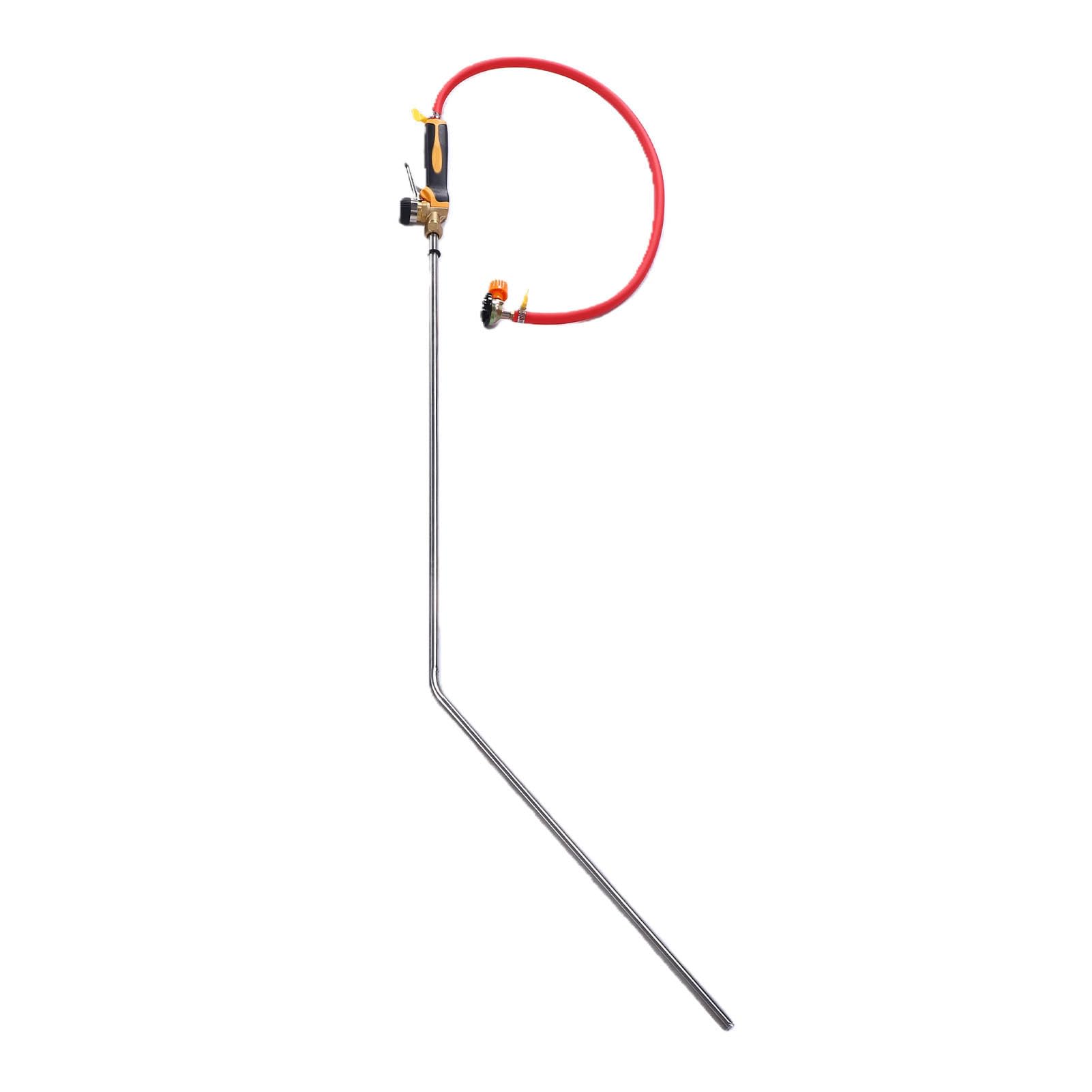 GLOGLOW Artykuły do ​​pielęgnacji Zwierząt Gospodarskich Palnik Gazowy Wygięta Różdżka 96 Cm Rura 8 Mm Uchwyt Silikonowy Ciśnienie 40 Kg dla Gospodarstw Mlecznych Pielęgnacja Wymion Bydła