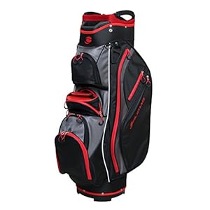 Orlimar CRX Cooler Golf Cart Bags with Removable Insulated Soft Cooler Bag, 15-Way Divider Top, Dedicated Putter Pitt