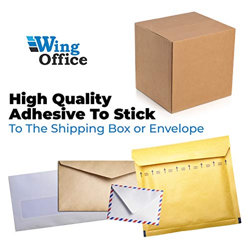 Pro Office Shipping Labels For Printers - Premium 100 Full-Sheet Self Adhesive - Laser And Ink Jet Printers, White, Made In Usa, 8.5 X 11 Inches, Pack Of 100, Same Size As Avery 8165 And More #TOP5