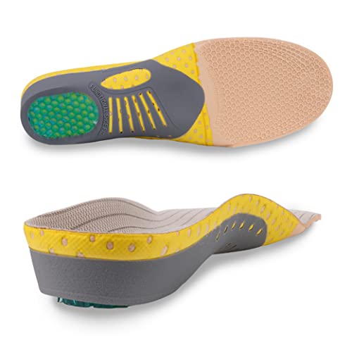 Sport Einlegesohlen gegen Druckschmerz bei Fersensporn Einlagen für Damen und Herren fuer Sport und Alltag Schuheinlagen mit Gel Kissen gut...