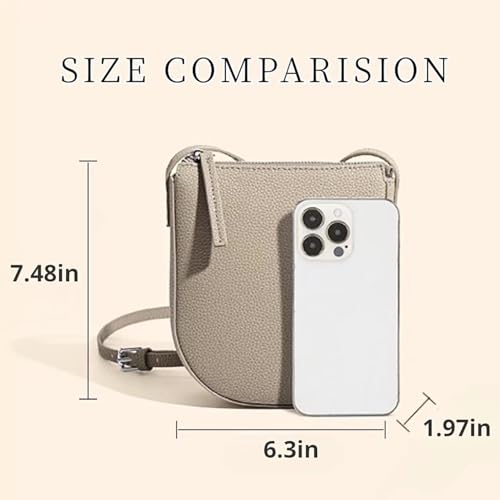 Small Classic Sling Bag for Women and Men Crossbody Bags Mini Lightweight Genuine Leather Office Daily Travel Essentials3