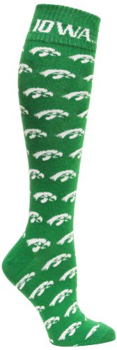 Donegal Bay NCAA Iowa Hawkeyes Dress Socks, Green