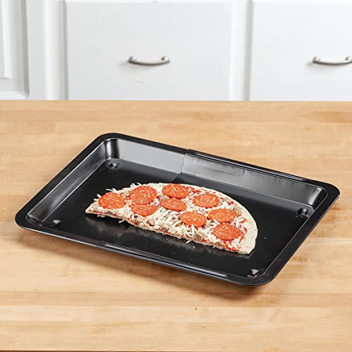 Fox Valley Traders Expandable Baking Tray, Crafted with Non-Stick Carbon Steel, Extendable Design, Kitchen Gadgets - Measures 13