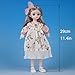 Oricageiry Children's DIY Doll, Beautiful Fashion Girl, Cute Princess Doll Christmas Kids Birthday Gift, Present for Girls (Mali)