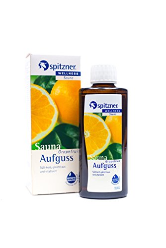 Spitzner esencia para saunas Pomelo dulce-acre 190 ml - Infusión para saunas de bienestar con aroma fresco a pomelo para saunas, vigorizante, aceite natural