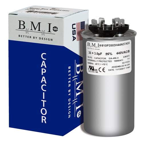 USA Replacement Capacitor for Packard PRCFD353 TRCFD353 35+3MFD 440/370V Dual Round