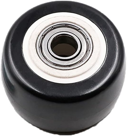 Castor Wheels 40mm/50mm 4 Moving Caster Wheels Heavy Duty Swivel Wheels for Furniture - Trolley Wheels Rubber Heavy Duty Castors for Furniture - 2 Inch Single Castor with Bearing