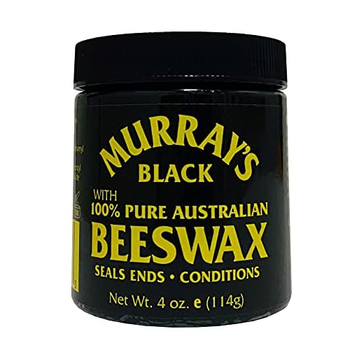 Murray's BLACK with 100% Pure Australian Beeswax 4 OZ