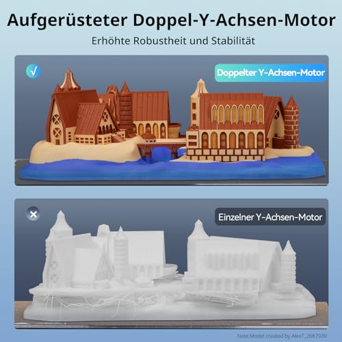 Anycubic Kobra 3 Max 3D-Drucker, 420x420x500 mm 600 mm/s Schnelles Drucken, Vollautomatische Kalibrierung, AI Intelligentes Drucken, Optionaler Mehrfarbendruck – Bild 5