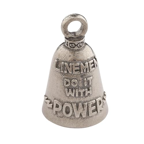 Image of Guardian Bell Good Luck Bell w /Keyring & Black Velvet Bag | Motorcycle Bell | Lead-Free Pewter | Made in USA