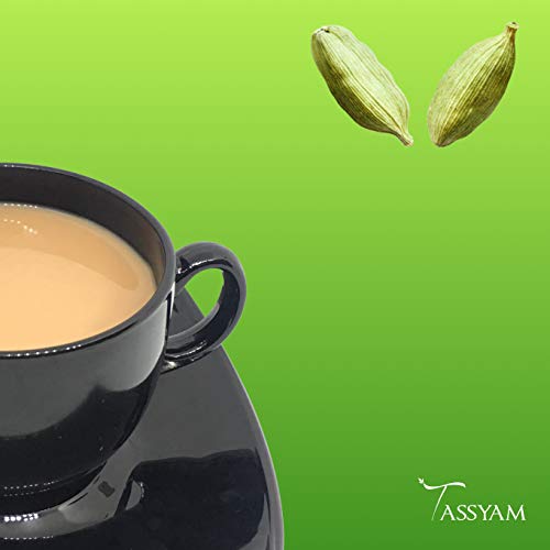 Image of Tassyam Strong Assam Cardamom Tea 1kg (2x 500g) Refil | Elaichi Chai Improved with Leaf Tea | Kerala Elaichi + Gold Blend CTC Chai With No Artificial Flavours