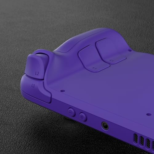 Image of eXtremeRate DIY Full Set Shell with Buttons for Steam Deck LCD, Custom Faceplate Back Plate Replacement Shell for Steam Deck LCD - Purple [Console NOT Included]