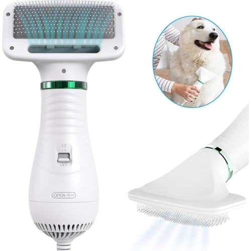 Secador Para Animais de Estimação Portátil 2 em 1 Ideal Para Cães e Gatos Com Definições de Temperat