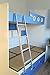 FAFACAI Bunk Bed Ladder 45in/ 50in/ 55in/ 59in Twin Bed Bunk Ladder, Space-Saving Car Boat Home Bedroom College Dorm Replacement Ladders, Easy to Assemble (Size : 150cm/59) (OneColor 116cm/45)