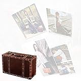 ★ Material: Hergestellt aus hochwertigem Holz Board + (PVC / PU) Material, Umweltschutz, feuchtigkeitsbeständig, leicht zu reinigen und hat eleganten und charmanten Retro-Stil.